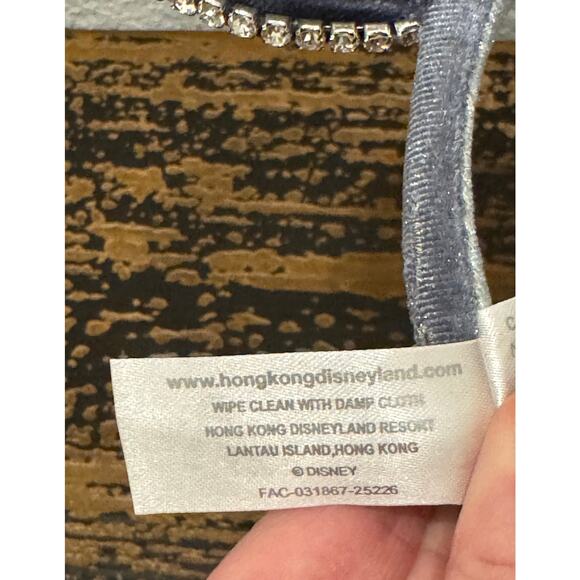 Hong Kong Disneyland 20th Anniversary Castle Ear Headband Silver Navy NWT main image 8